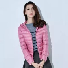 修身輕薄款大碼羽絨服女士短款學(xué)生韓版可愛寬松學(xué)生外套