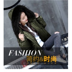 女士棉衣女短款大毛領(lǐng)棉服女2019新款冬季韓版時(shí)尚亮面收腰棉襖女